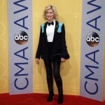 Olivia Newton John Arrives At The 50th Annual Country Music Association Awards In Nashville