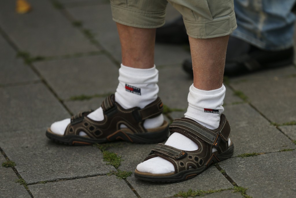 German Stereotypes White Socks With Sandals