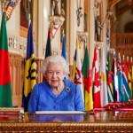 Britain's Queen Elizabeth Ii Signs Her Annual Commonwealth Day Message At Windsor Castle