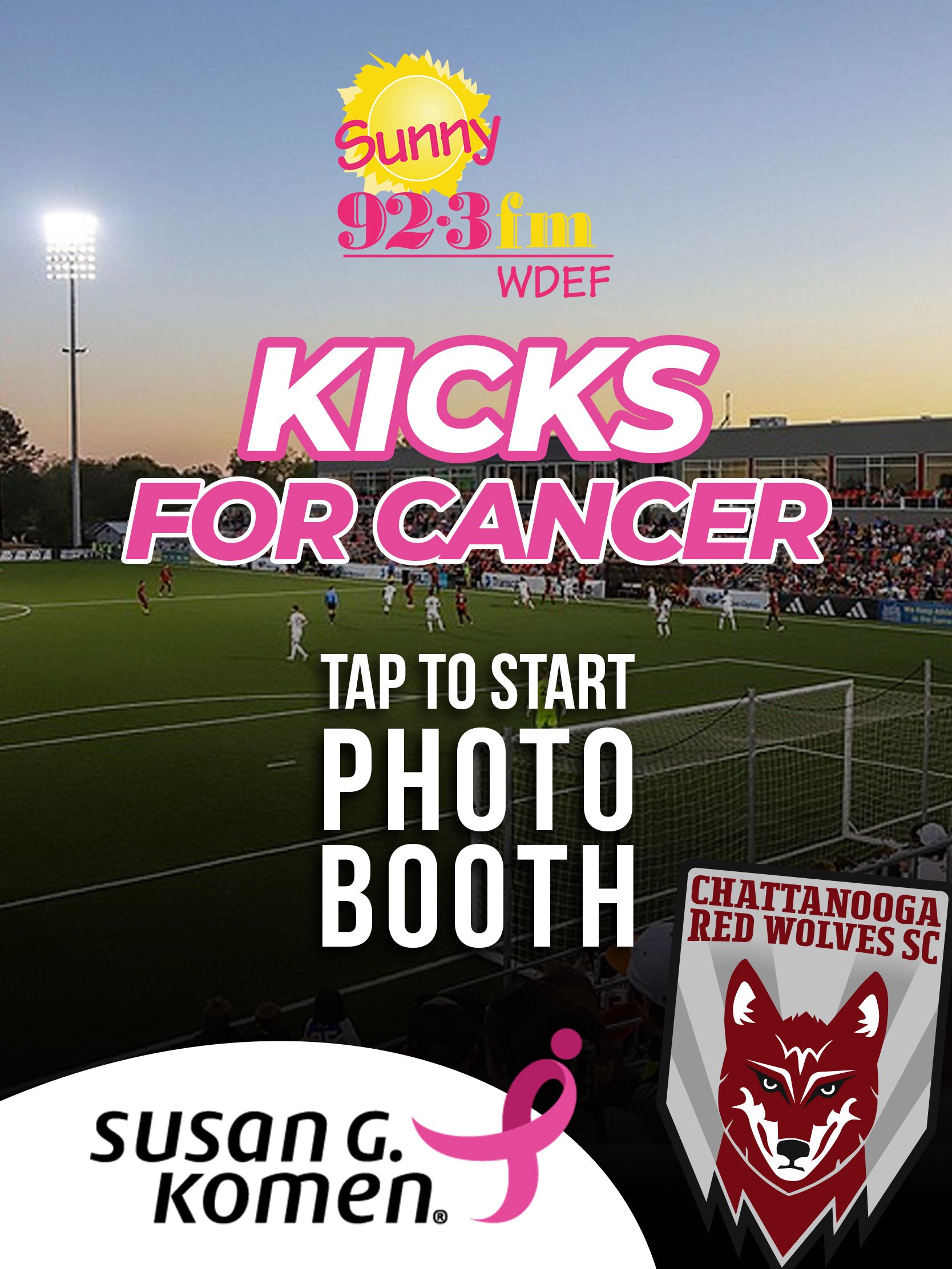 Kicks For Cancer Sunny 92.3 WDEFFM