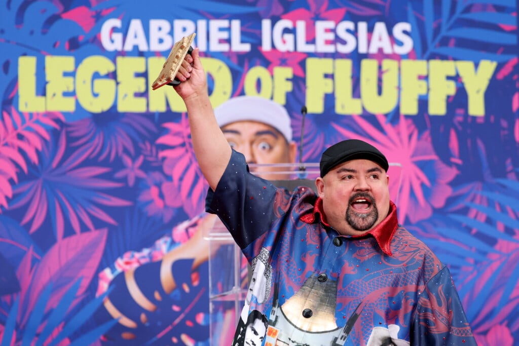 Ceremony For Comedian Gabriel Iglesias To Place His Handprints In Cement, In Los Angeles