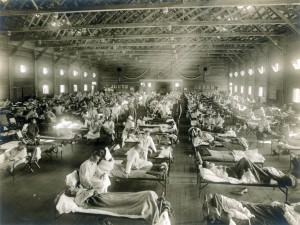 Emergency Hospital During Influenza Epidemic, Camp Funston, Kansas Ncp 1603 Ccsz