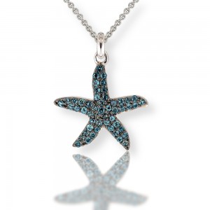 Alexandrite Starfish Pendant
