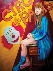 A Bally Girl painting by Stacey