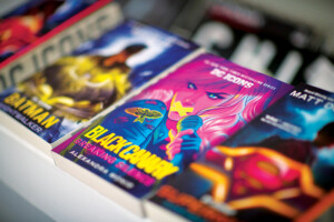 Books in a series of light novels that feature characters from DC Comics.