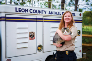 Animal control officer Lauren Warburton