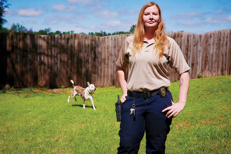 Leon County Animal Control officer Lauren Warburton