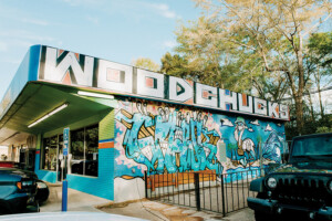 Woodchuck's Cafe exterior mural