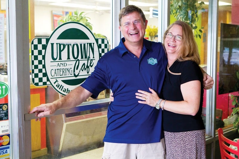 The Uptown Cafe owners