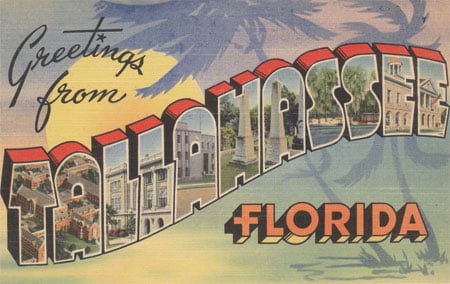 Vintage Orlando Florida City Sights Postcard