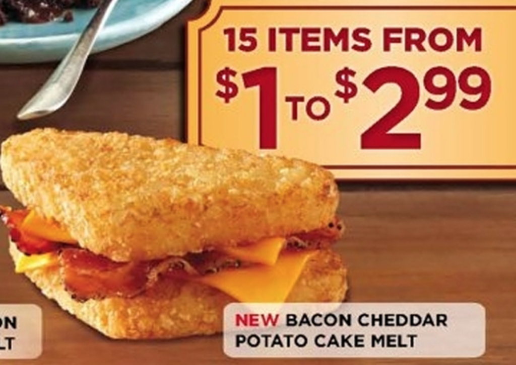 Arby's Bacon Cheddar Potato Cake Melt shows how far we'll go to get