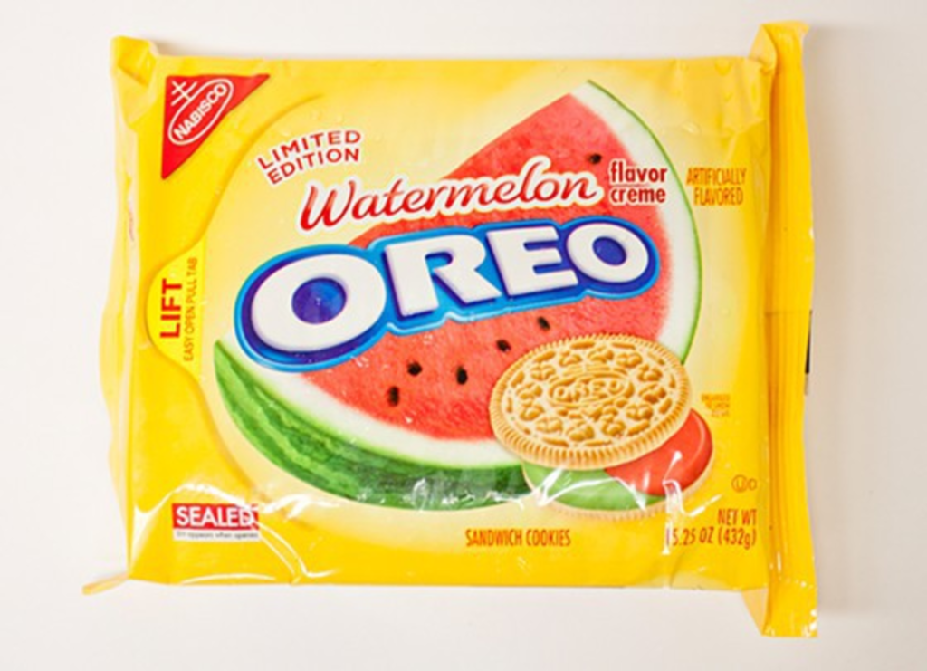 Watermelon Oreo cookies? A limited edition, thank goodness