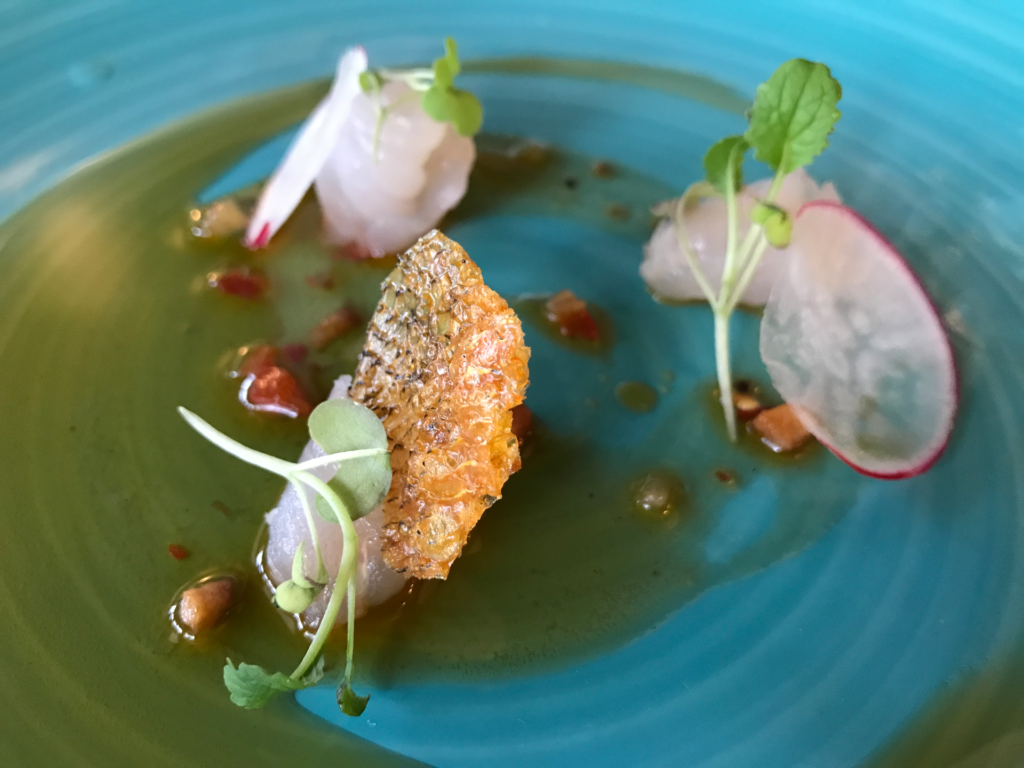 A photo of The walleye crudo from Freshwater