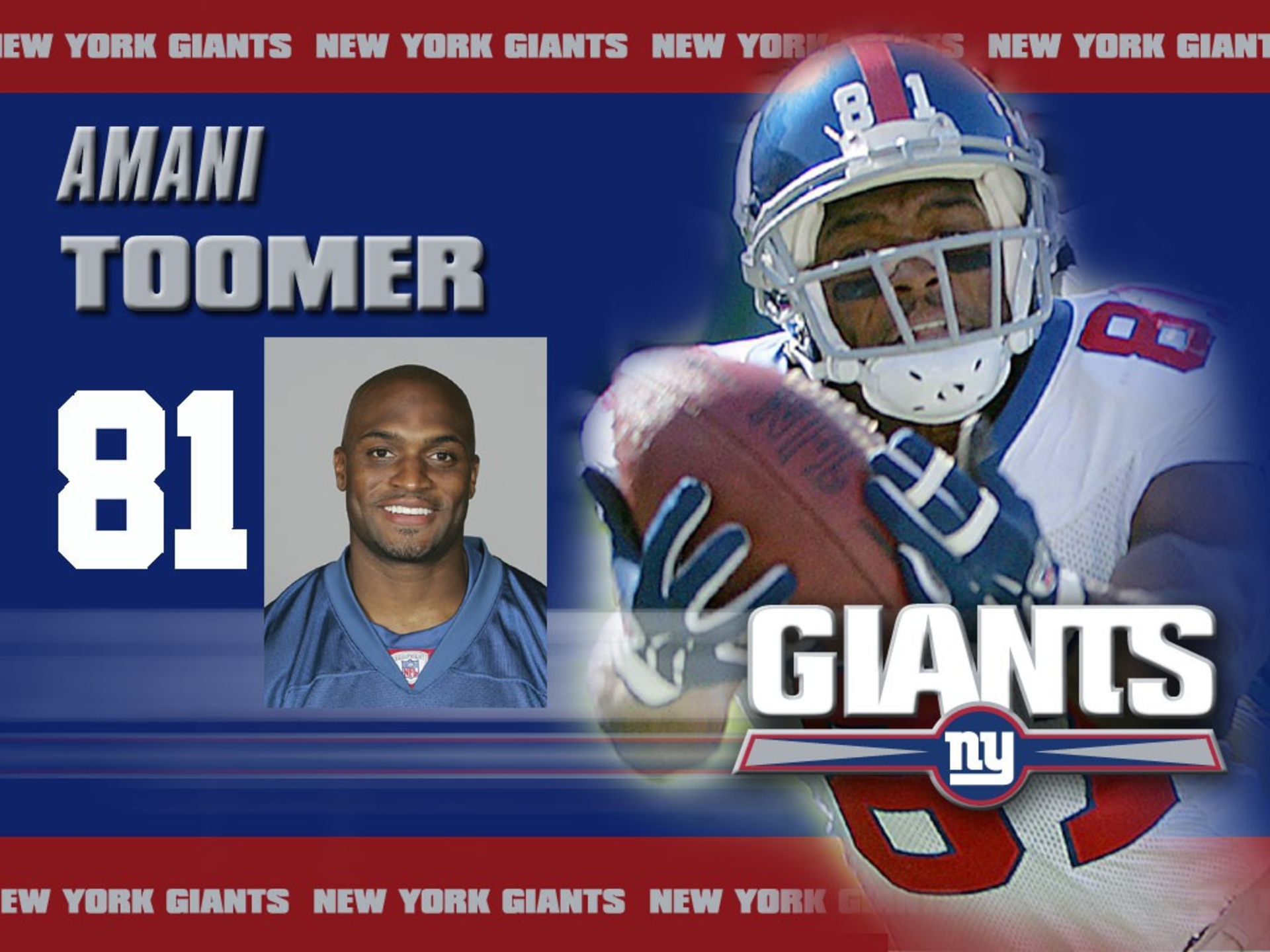 2023 Score It's Good! Auto #IG-AT Amani Toomer - New York Giants