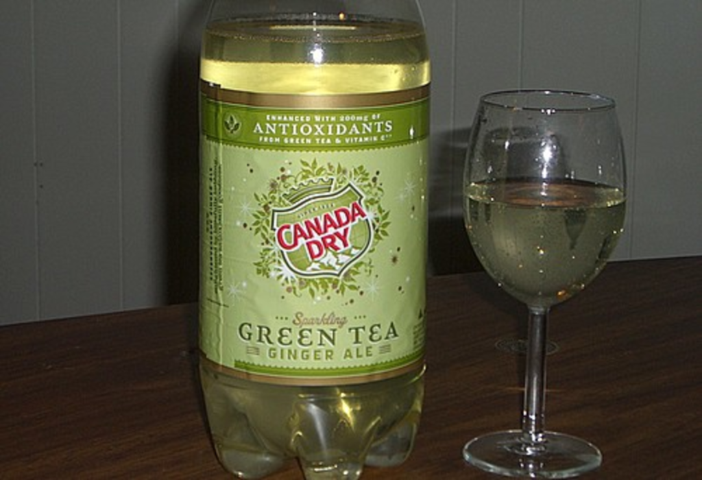 Green tea ginger ale. Yuck.