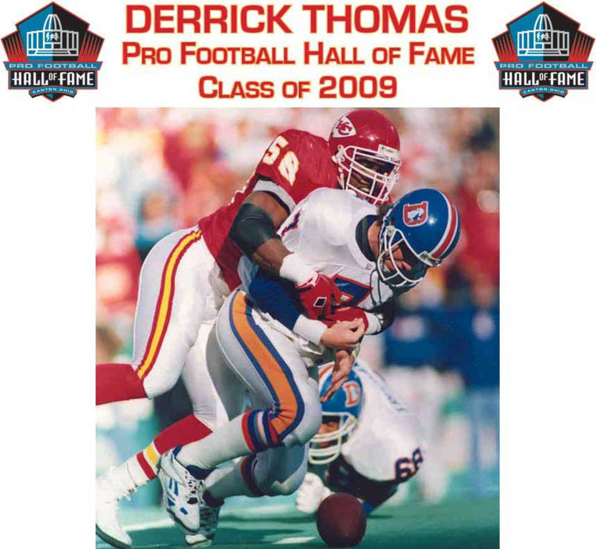 Derrick Thomas Hall of Fame jersey
