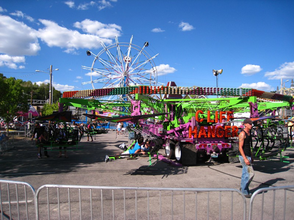 Trying to stay wholesome at Parkville Days