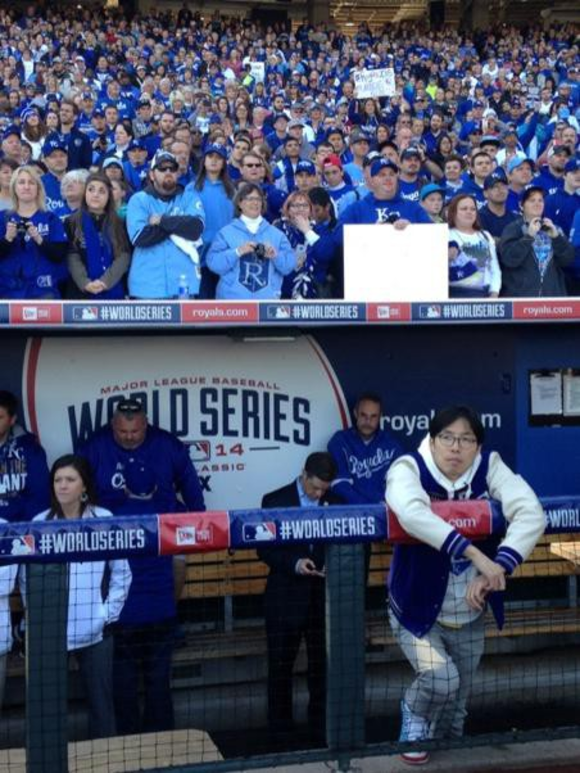 Royals' 'superfan' SungWoo Lee arrives from South Korea