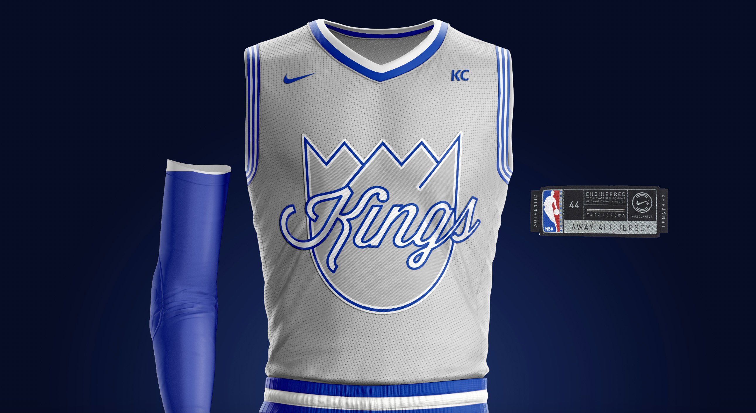 Uniform concept and rebrand for @chiefs Logo inspired by original Kansas  City Kings, the NBA team that eventually moved to Sacramento.…