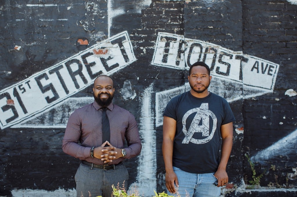 Generating Income For Tomorrow. Brandon Calloway (left) And Cornell Gorman.