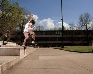 Connor Crist Switch Bs Noseslide U Of A Campus Fayetteville Ar