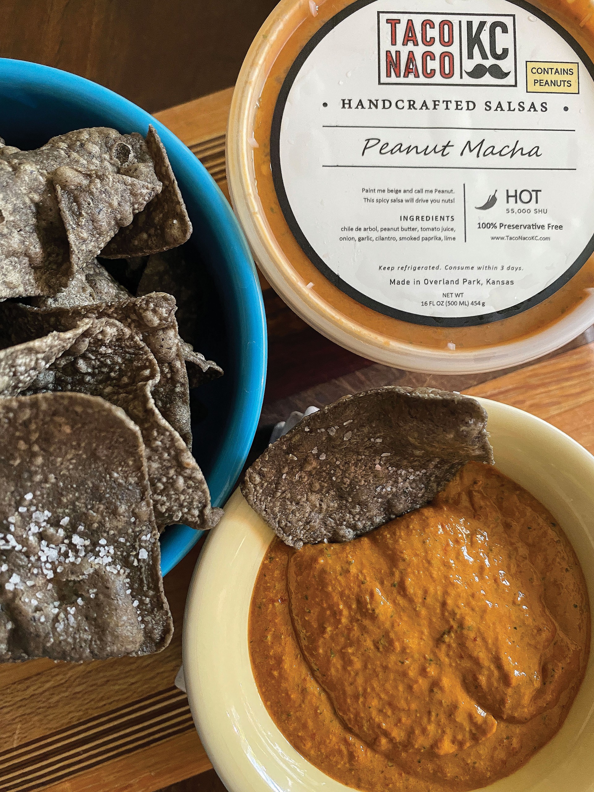 Eat This Now Peanut Macha Salsa from Taco Naco KC