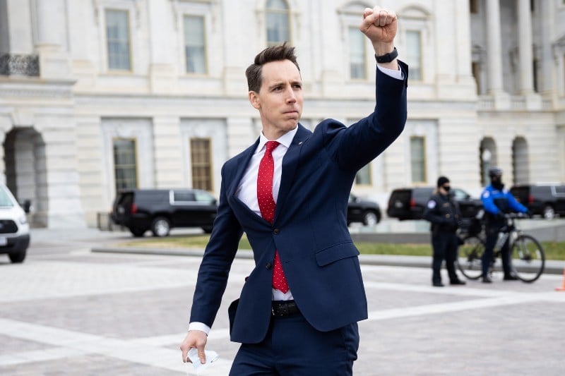 Corporations continued donations to Sen. Hawley long after they should have known better