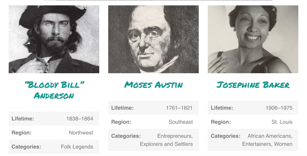 Historic Missourians