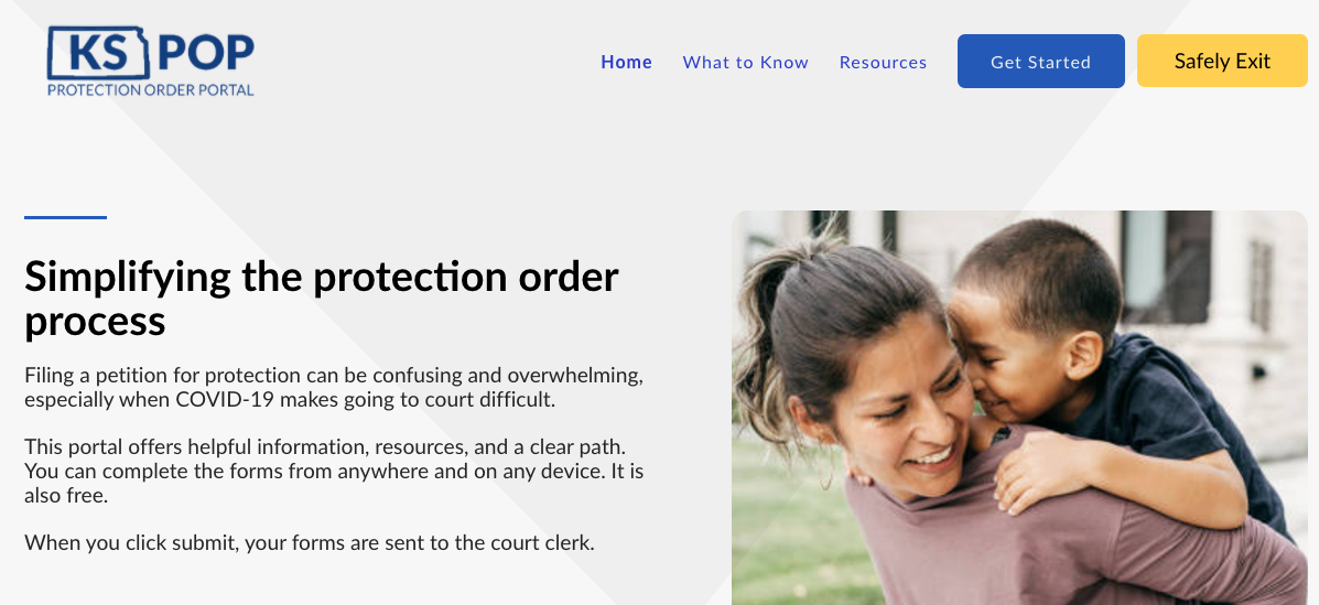 Victims can now file for protection orders online in Kansas via website