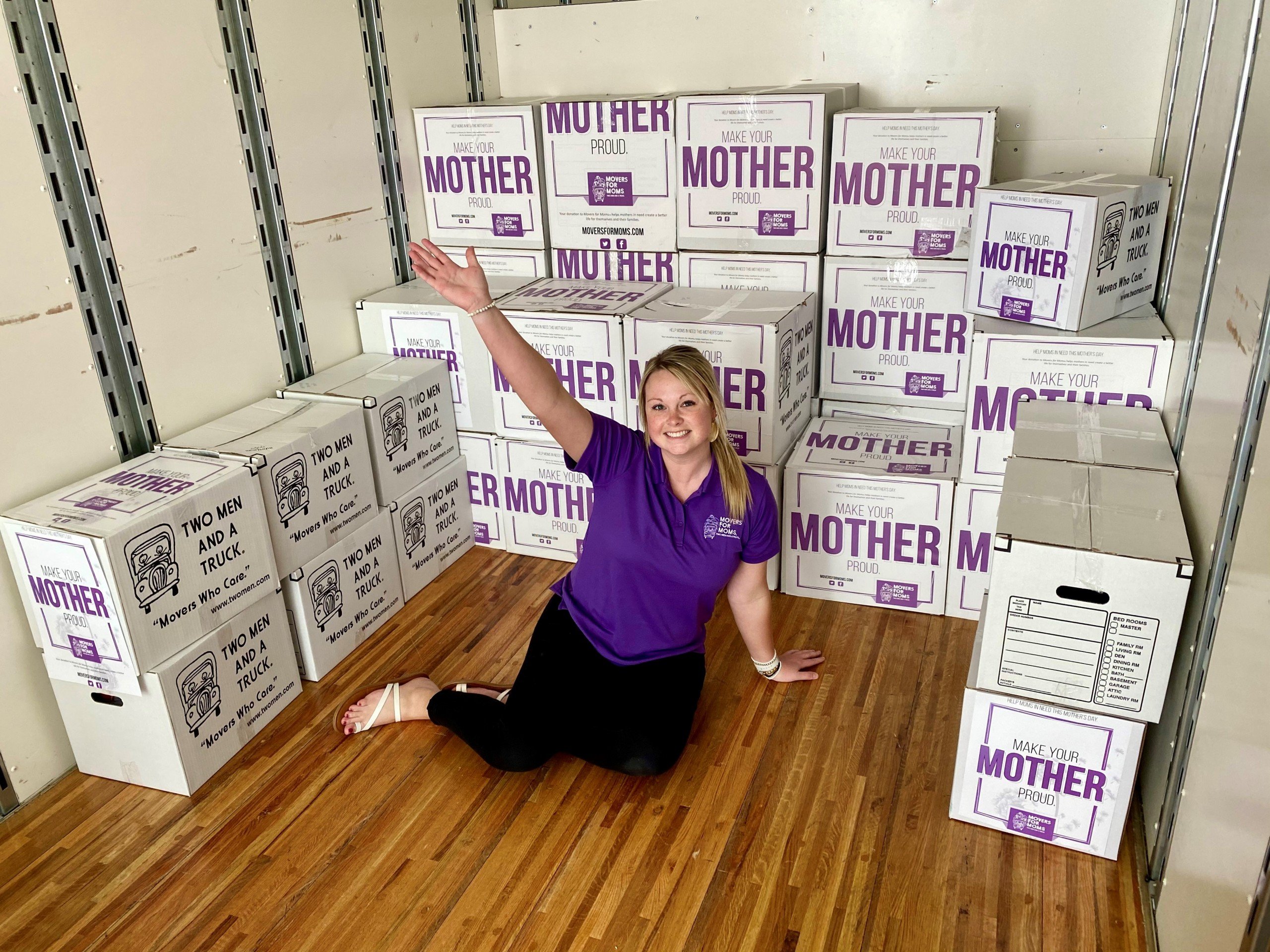Movers For Moms Program Helps Domestic Violence Victims On Mothers Day 7538