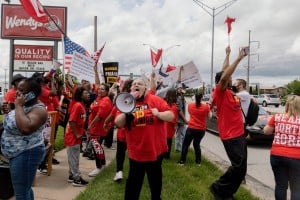 May 19 2021 Fight For 15 Workers Strike And Hold Rallies At Kc Mcdonald S And Lee S Summit Wendy S 16