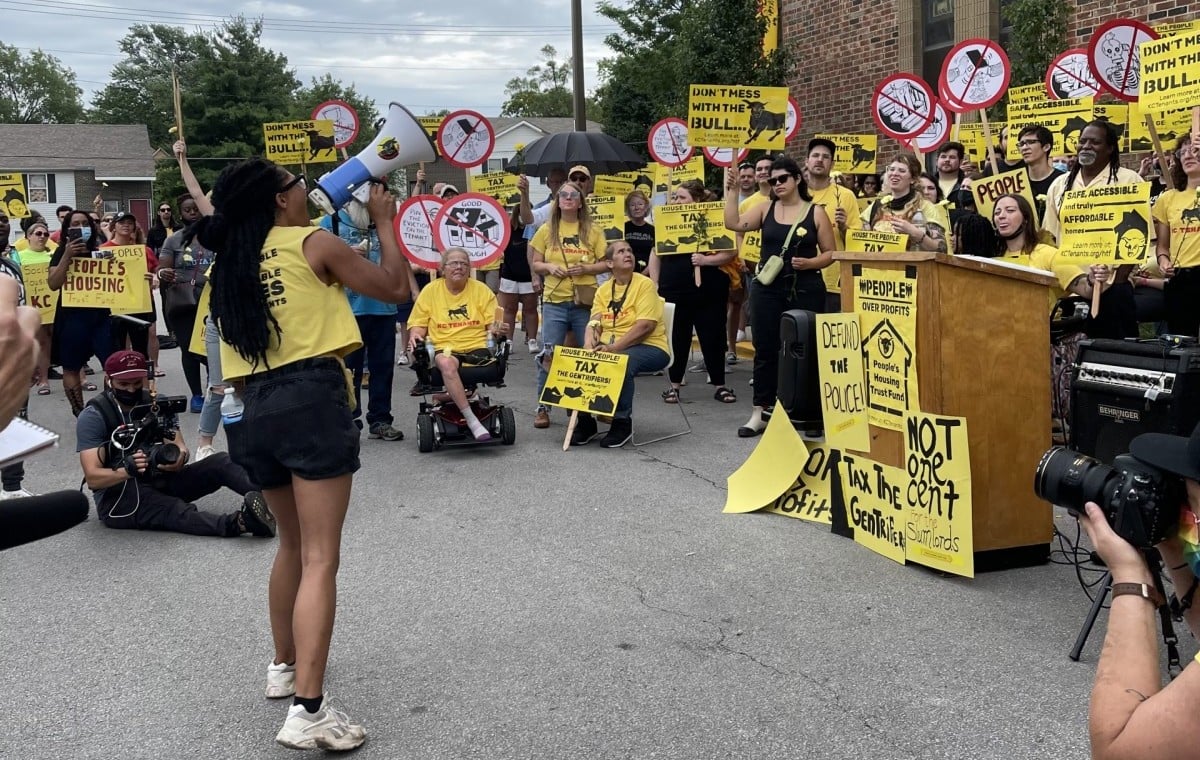 Tenants Rally KC Tenants' rally demands a seat at the table post federal eviction ...