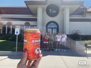 "Life sized beer can, yum." // Courtesy team KC KZ