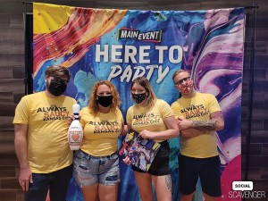 "The gang is here to party." // Courtesy team It's Always Saucy in Kansas City