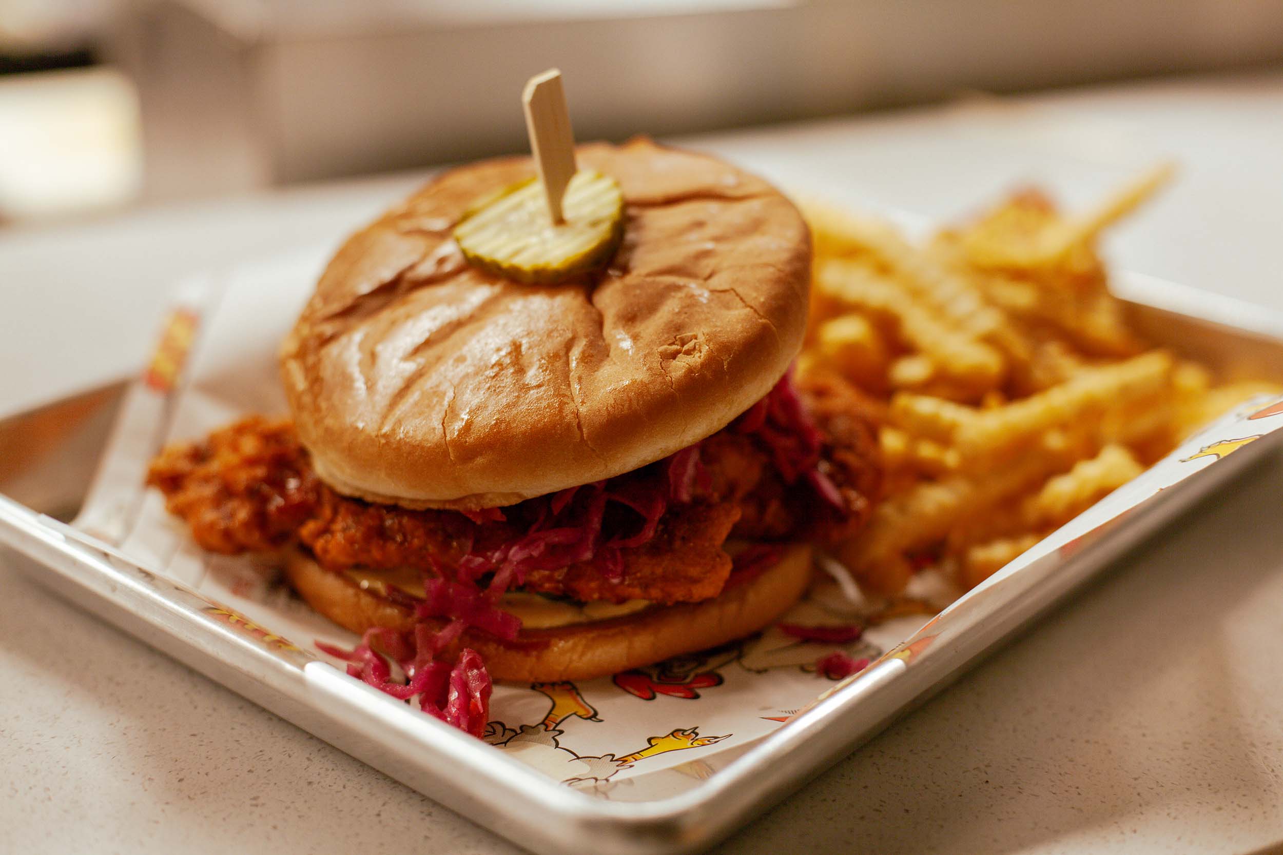 Mom Clucker on the go, vegan fare from Spicy Moon Foods, and a sitcom pop-up