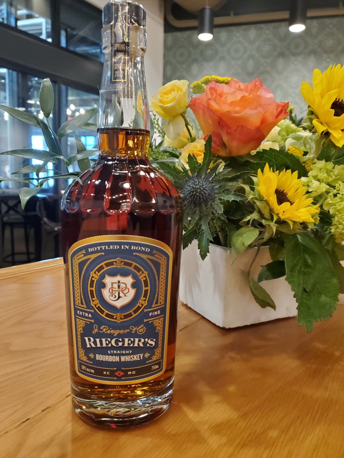 J. Rieger's Bottled in Bond Straight Bourbon Whiskey returns the tastebuds to a PreProhibition