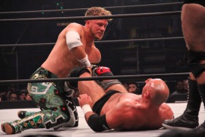 Will Ospreay Tries To Pin Dax Harwood
