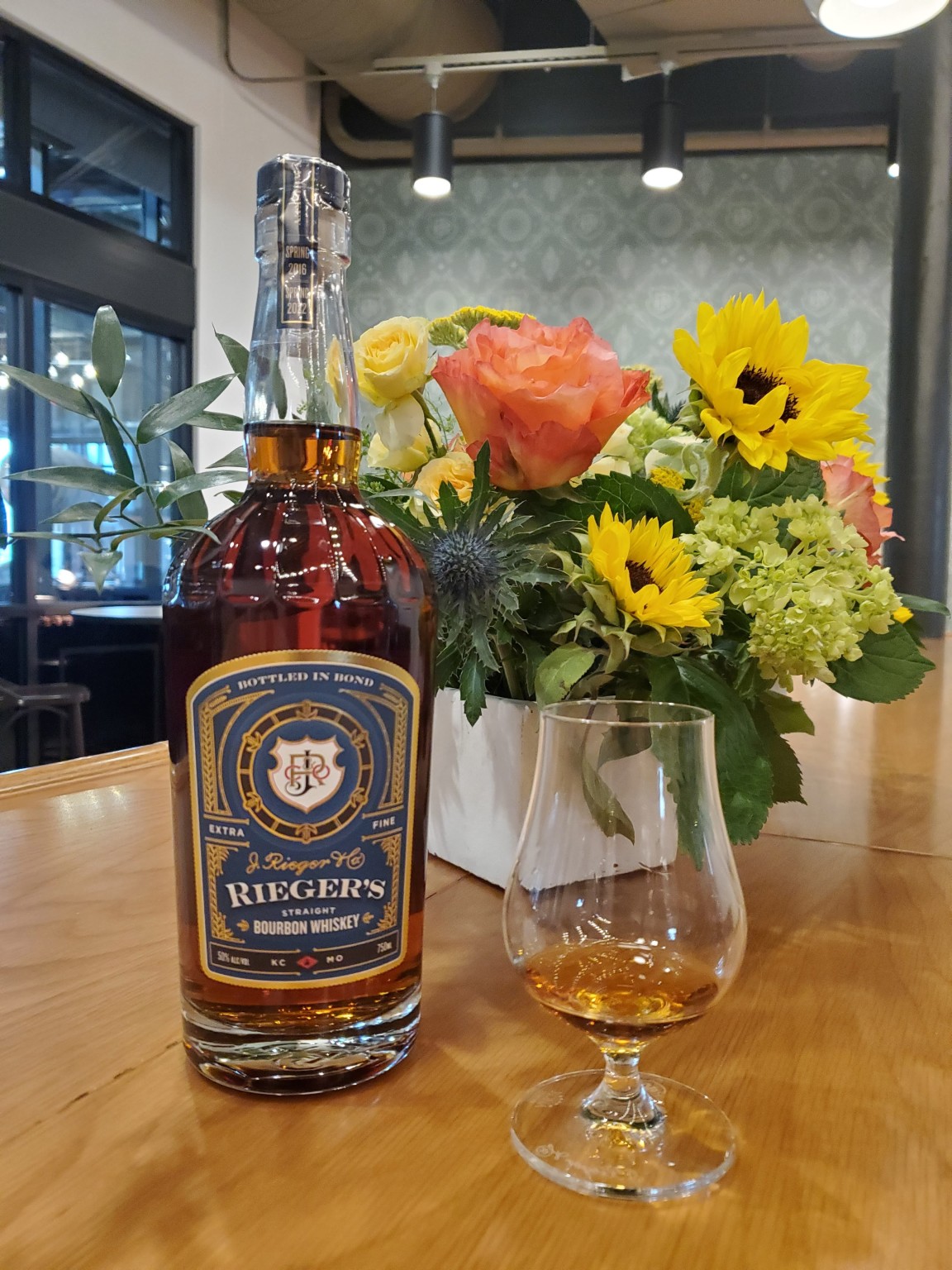 J. Rieger's Bottled in Bond Straight Bourbon Whiskey returns the