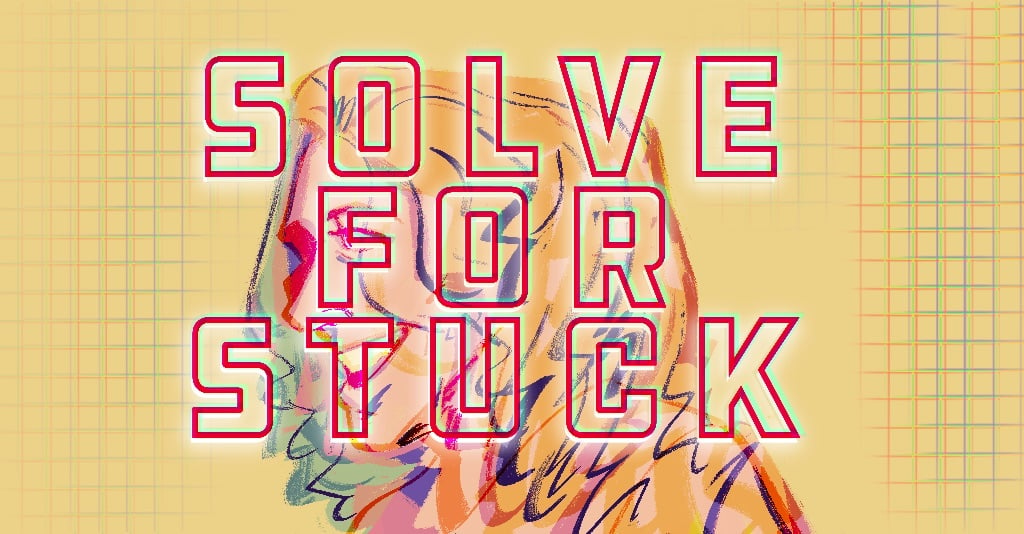 Solve for Stuck logo by John Alvarez 1