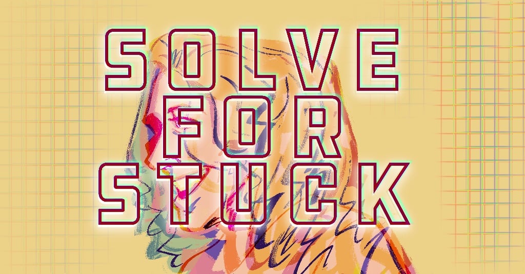 Solve for Stuck logo by John Alvarez