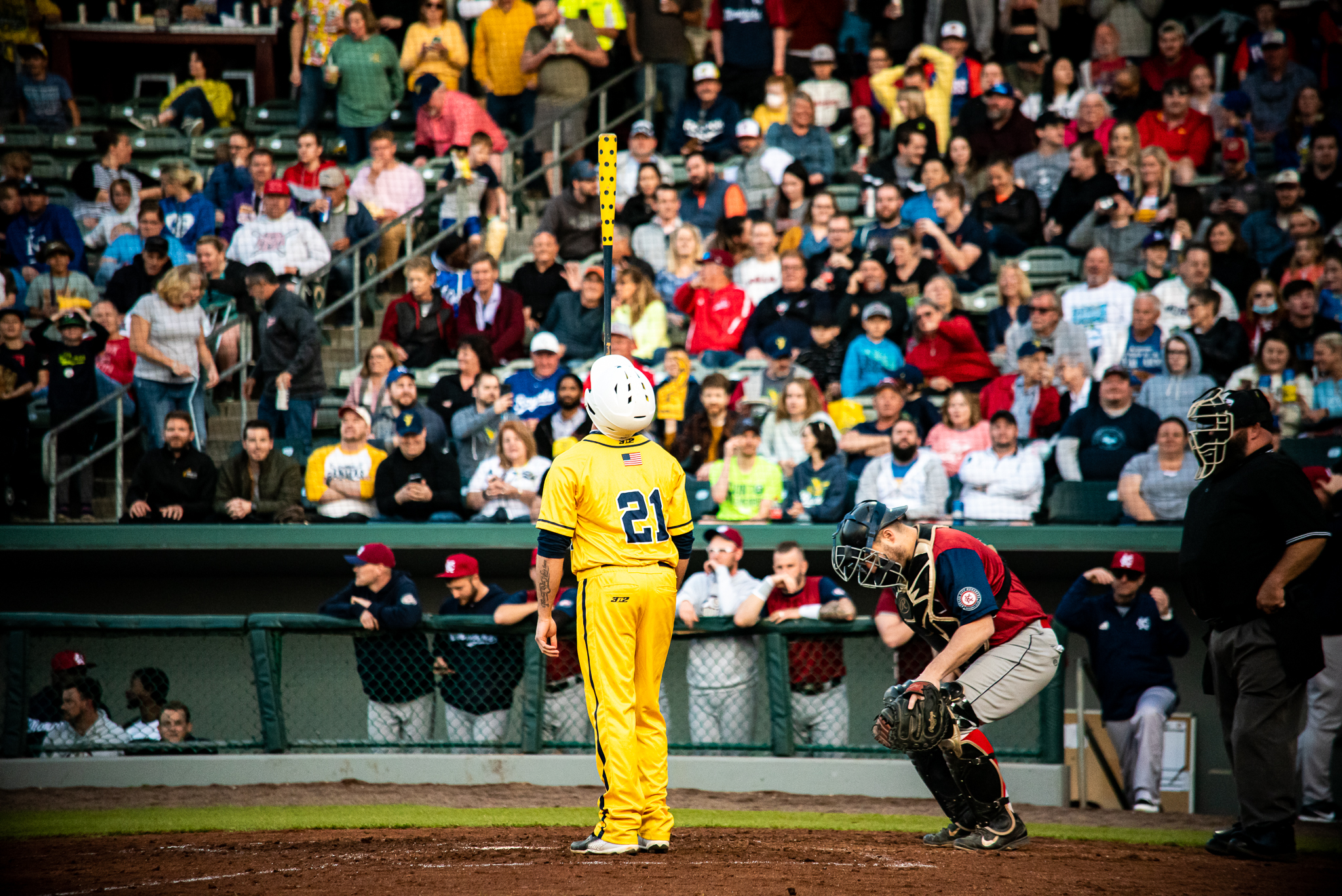 Savannah Bananas vs. KC Monarchs in banana ball at Legends