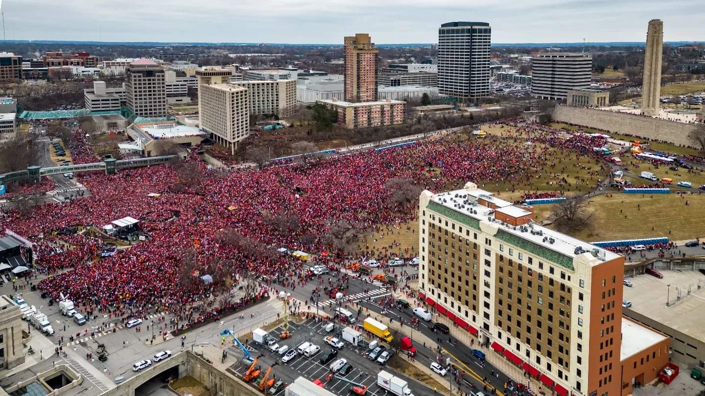 Scenes from the Kansas City Chiefs' Super Bowl 57 parade