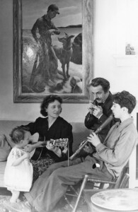 Thomas Hart Benton Family With Instruments
