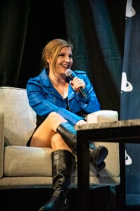 Leva Bates, Aew's Dynamite, Moderating The Final Fantisy Panel Discussion At Planet Comiccon 2023
