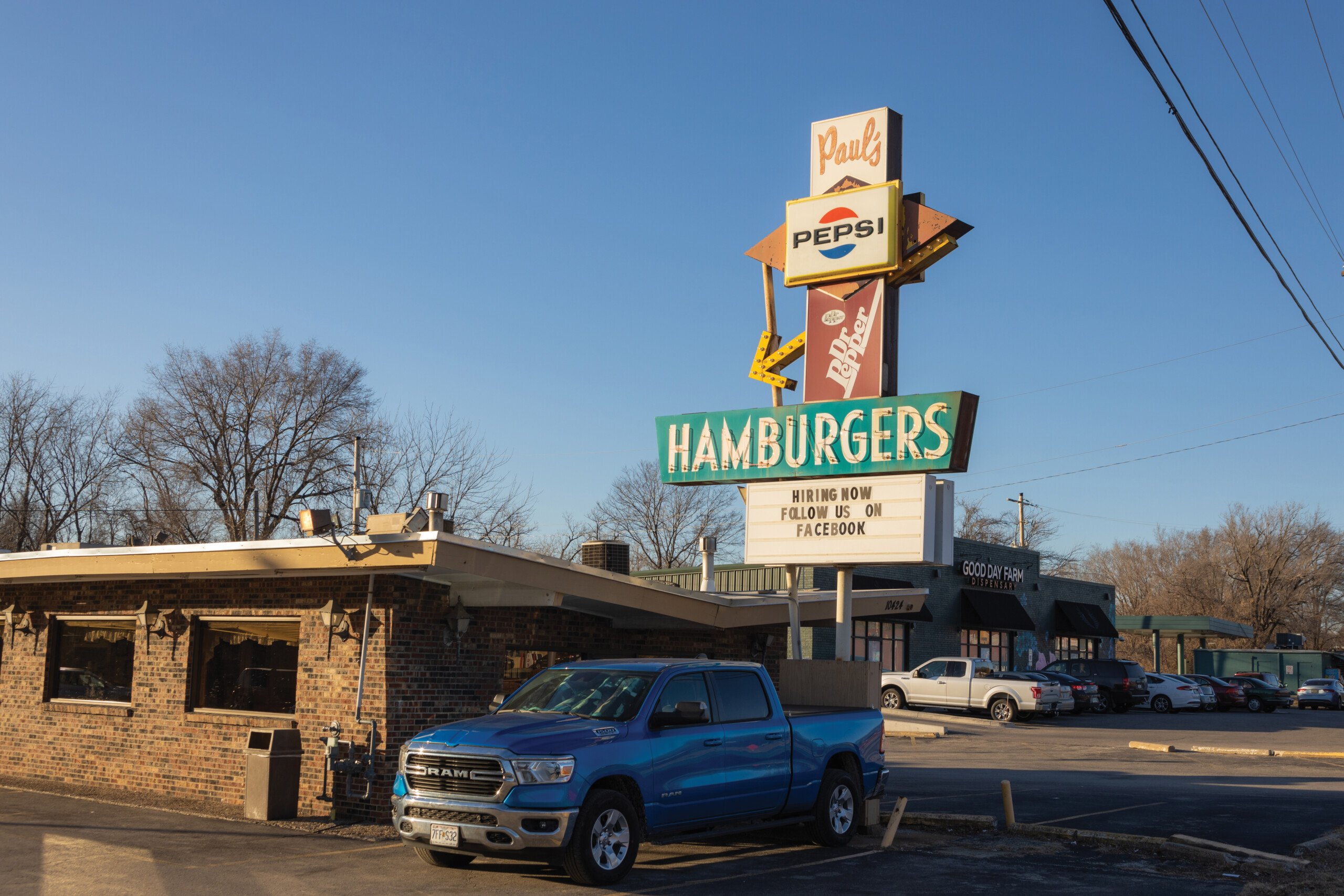 At The DriveIn Paul's menu is to fry for
