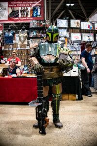 The Mandalorian And The Child At Planet Comicon Kc