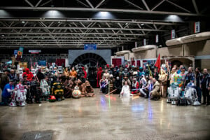 The Star Wars Galaxy Poses For Photos At Planet Comicon Kansas City 2023