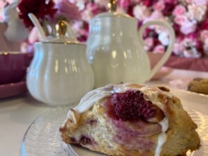 Raspberry And Almond Scone At Kate Smith Soiree