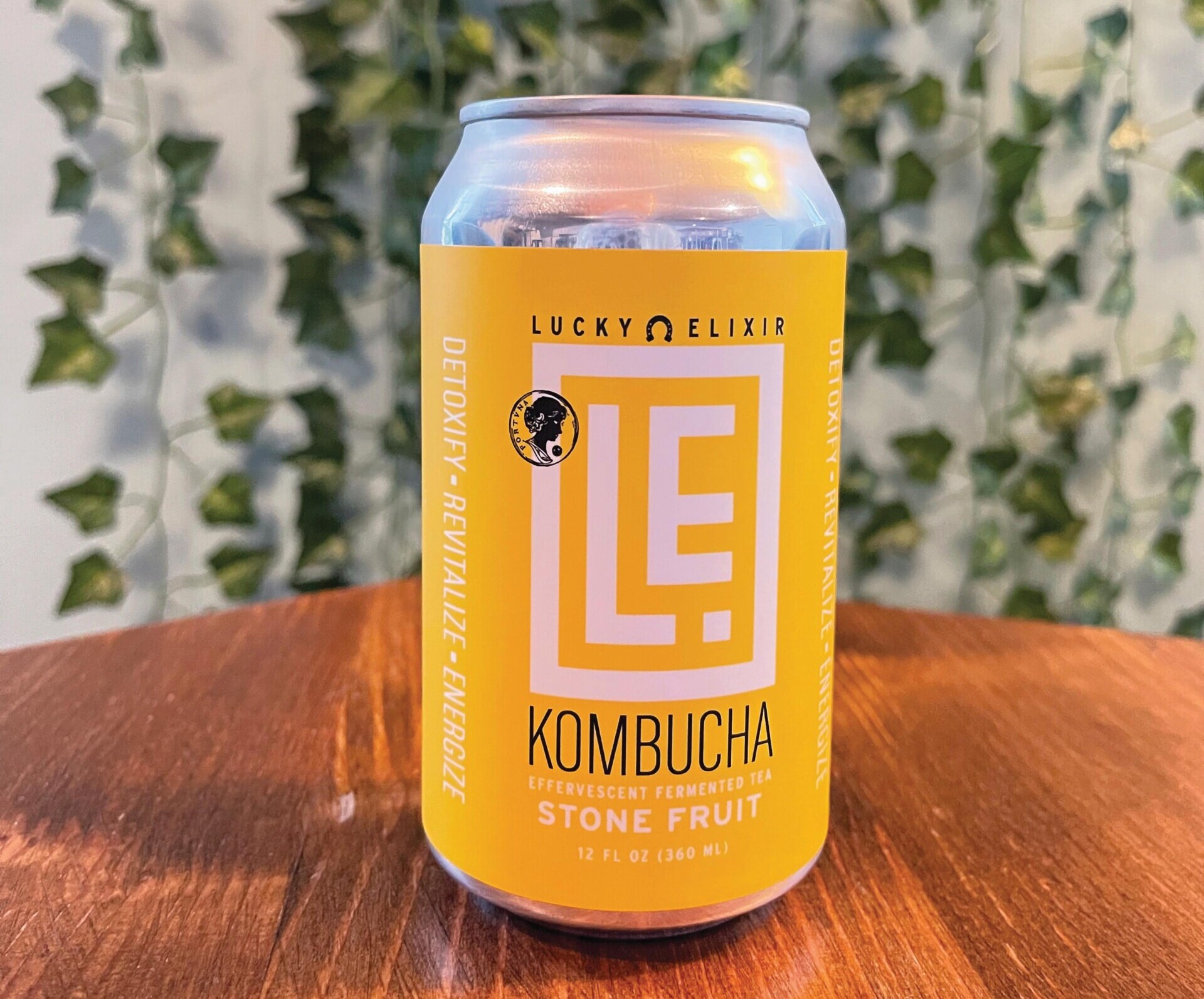 Drink This Now Stone Fruit Kombucha from Lucky Elixir