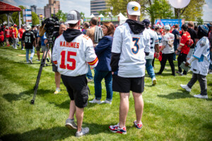 Two Fans Look At The Nfl Experience At The Nfl Draft In Kansas City